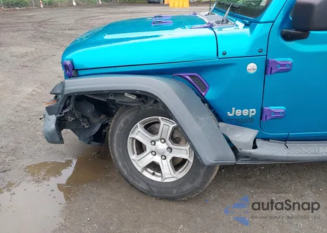 2020 Jeep Wrangler Unlimited Sport S 4X4 from USA, damaged, VIN 1C4HJXDG3LW323461